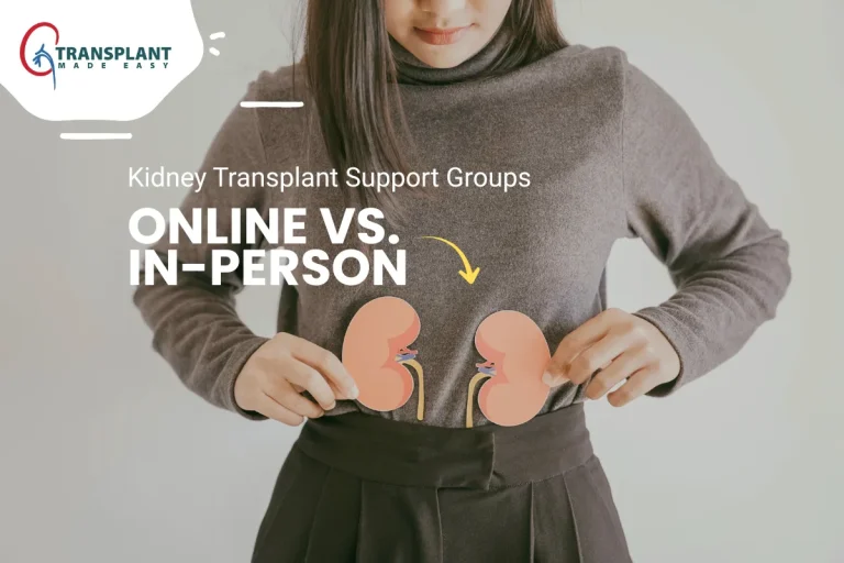 Kidney Transplant Support Groups: Online vs. In-Person